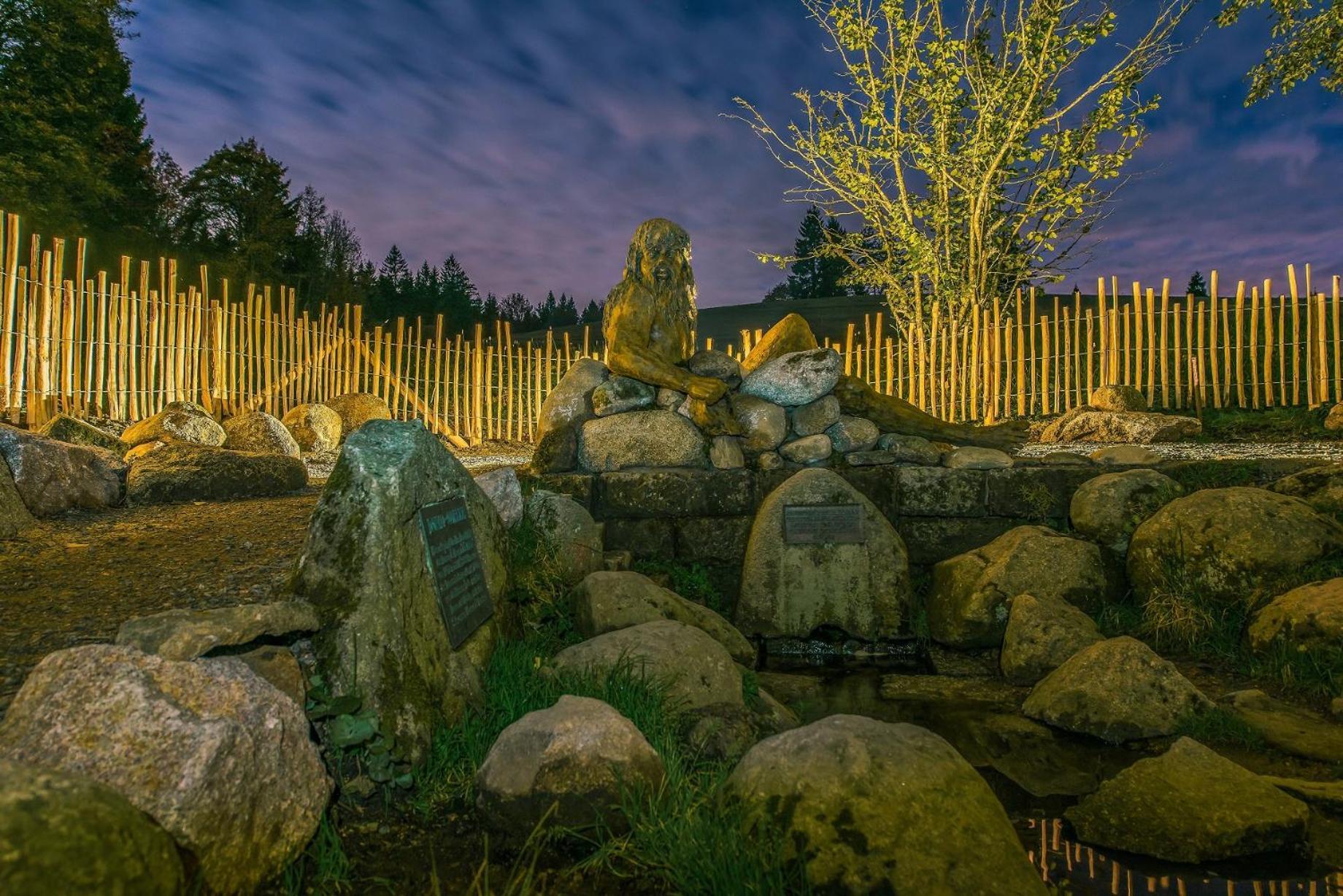 Hoehengasthaus Kolmenhof An Der Donauquelle Furtwangen Bagian luar foto